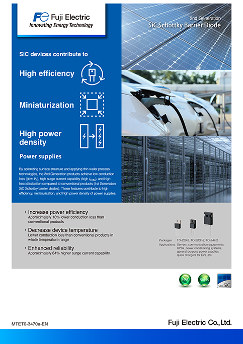 2nd Generation SiC Schottky Barrier Diode